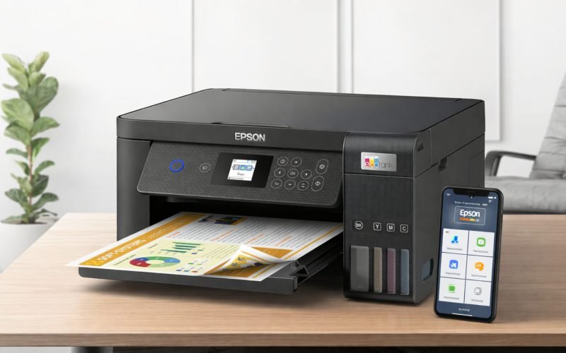 Epson EcoTank L4260: multifuncional econômica com Wi-Fi, frente e verso automático e tecnologia Heat-Free
