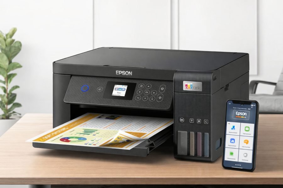 Epson EcoTank L4260: multifuncional econômica com Wi-Fi, frente e verso automático e tecnologia Heat-Free