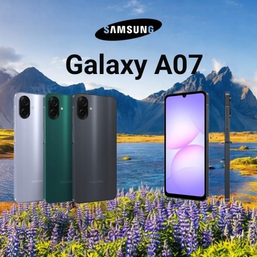 Galaxy A07: feito para durar, desempenho poderoso, 6 atualizações de Android e resistência IP54